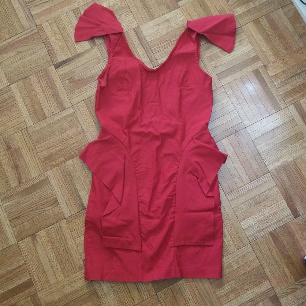 Red dress